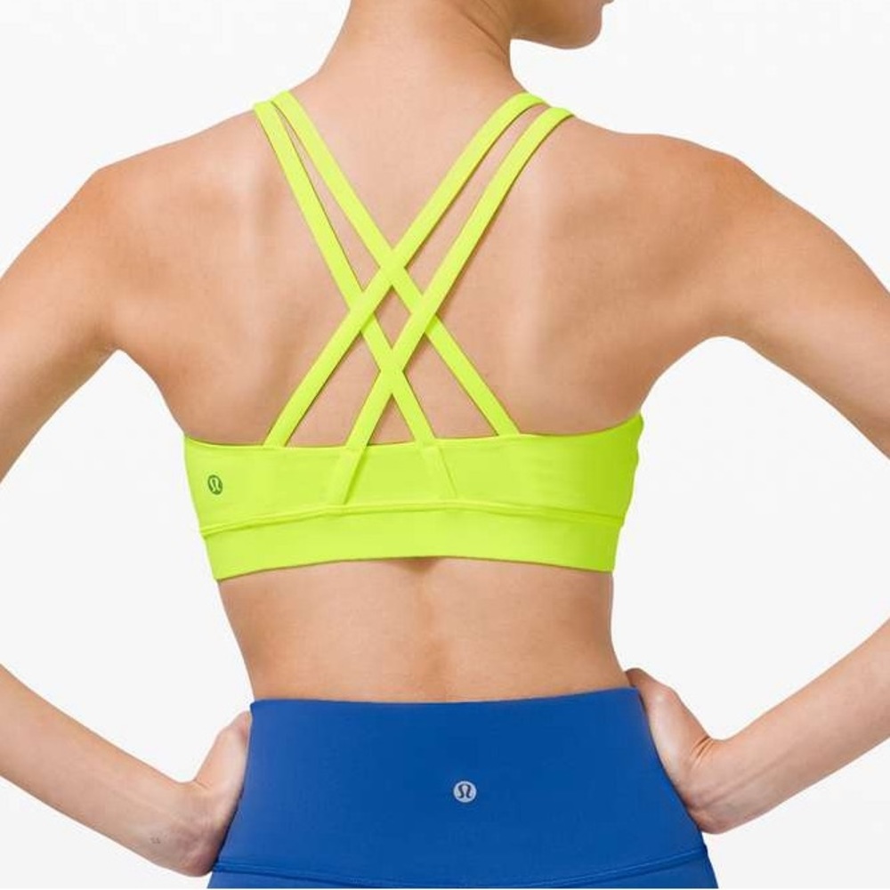 Lululemon Neon Yellow Sports bra